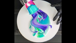 #71 فنجان برگردان اکریلیک ~ هنر ضبط وینیل