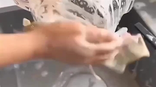 اسکاچ و دستمال توری بسته 5 عددی