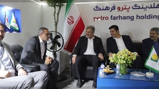 بازدید دکتر علی صادقی مدیر عامل موسسه صندوق ذخیره فرهنگیان از نمایشگاه بین المللی نفت، گاز، پالایش و پتروشیمی تهران ۱۴۰۴