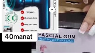 خرید آنلاین اینترنتی پستی ماساژور تفنگی مینی مدل Fascial Gun