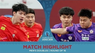 مسابقه دوبل پینگ پنگ لیانگ جینگکون/هوانگ یوژنگ در برابر لین یون جو/کاو چنگ جو | قهرمانی جهان 2025