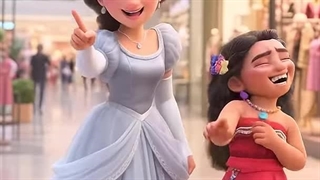 Princess Elsa is a great mother!