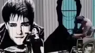 نقاشی دیواری این فرد معلول با استعداد رو ببینید