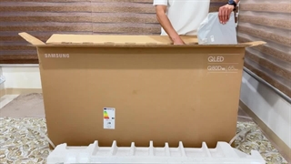 آنباکس تلویزیون سامسونگ Q80D | بانه آی تی