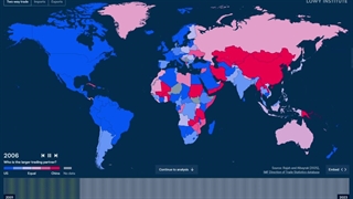 طرفین تجاری چین در مقایسه با آمریکا