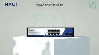 معرفی سوییچ Managed PoE برند HRUI