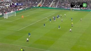 گل دوم نیوکاسل به چلسی (دبل وولتماده)