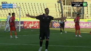 گل دوم هوادار به سایپا (دبل طهماسبی)