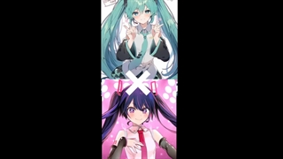 عکسایی که مخلوطیه آی هوشینو و هاتسونه میکو درست کردم