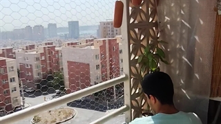 نصب توری مرغی بالکن 09122577948