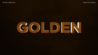 دانلود پروژه افتر افکت تایتل های سه‌ بعدی 3D Text Animation