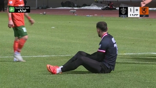 اخراج بازیکن مس رفسنجان مقابل پرسپولیس