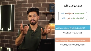 آموزش گرامر درس 1 زبان دهم - شکل سوالی Will - علی وظیفه