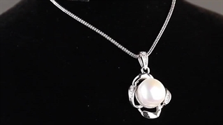 گردن آویز مروارید مهربانو بدون زنجیر