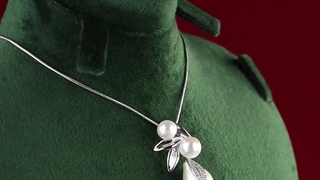 گردن آویز مروارید مژده بدون زنجیر