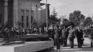 سفر رسمی محمدرضا شاه پهلوی و ملکه ثریا به لبنان به دعوت پرزیدنت شمعون ۲۵۱۶ شاهنشاهی