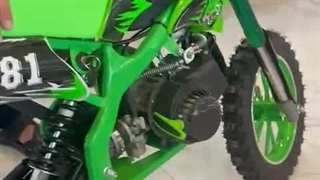 موتور کراس 50 سی سی سبز | اسپرت، کم‌مصرف، مناسب نوجوانان