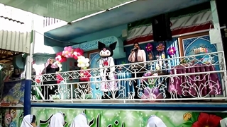 عروسک تنپوش کرومی در دبستان