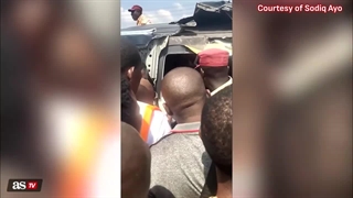 ویدیو تصادف آنتونی جاشوآ در نیجریه