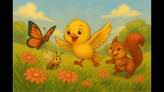 قصه کودکانه | پرنده کوچولو و دوستانش