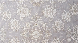 فرش 1200 شانه تراکم 3600 کد E133033 کلاسیک نقره ای طلاکوب فرش متحد آسیا - اقساط تا سال 1410