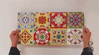 خرید کاشی و سرامیک دست ساز سنتی - کاشی سوسن