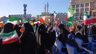 حماسه حضور 9 دی ماه 1404 در تهران میدان امام حسین (ع)