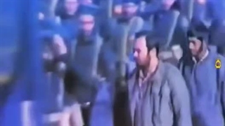 شهید حسین خرازی در میان غواصان دفاع مقدس در کربلای 4