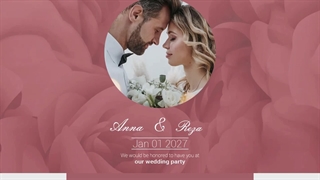 کارت عروسی و نامزدی دیجیتال طرح آنا