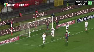 گل اول اینتر به تورینو (آنگه یوان بونی)