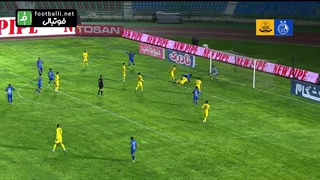 گل سوم استقلال به شمس آذر (نازون در دقیقه 98)