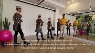 کلیپ آموزش رقص آذری 3 (مناسب برای تمرین در منزل)