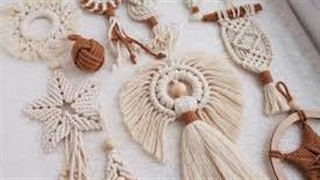 مکرومه بافی جالب