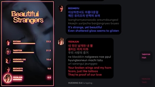 "درخواستی" TXT - Beautiful Strangers (Line Distribution + Lyrics Karaoke)