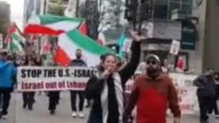 همدردی مردم ونکوور برای ایران....