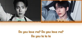 ویدیو color coded lyrics آهنگ Do You Love Me از یونیت SHOWNU X HYUNGWON  از گروه MONSTA X