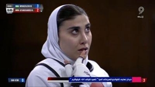 مدال طلای ناهید کیانی در بازیهای تکواندو قهرمانی آسیا