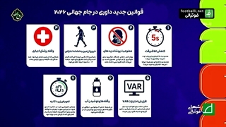 قوانین جدید داوری در جام جهانی 2026