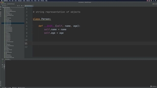 16. The __str__ function
