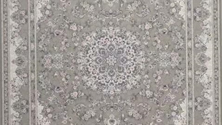 فرش 1200 شانه تراکم 3600 کد E132065 کلاسیک نقره ای فرش متحد آسیا - اقساط تا سال 1410