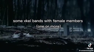 some vkei bands with female members