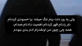دیگه دارم حس میکنم تو دایره ارتباطاتم‌ فقط خودم موندم و دایره‌. دارم فراموش میشم نه؟....‌.