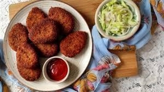 کوکو سوخاری مرغ یک شام فوری خوشمزه