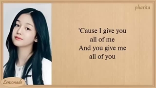 لیریک کاور پاریتا از آهنگ all of me