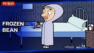 کارتون آقای بین!  هرج و مرج زمستانی سرد