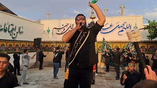 هیئت سیدالشهداء (ع) مسجدجامع زفره وعصرتاسوعا در بسیج زفره 1405