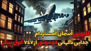 کشتی گرفتن خلبان با غول آهنین ۷۴۷ در آسمان آمستردام _ پرواز 1862 شرکت اسراییلی
