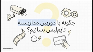 چگونه با دوربین مداربسته تایم‌لپس حرفه‌ای بسازیم؟