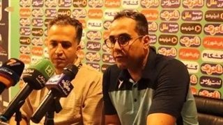 صحبت های رضا عنایتی در نشست خبری بعد از بازی با تیم هوادار