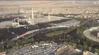 نماز آیت الله جوادی آملی بر #امام_شهید در مسجد مقدس جمکران
